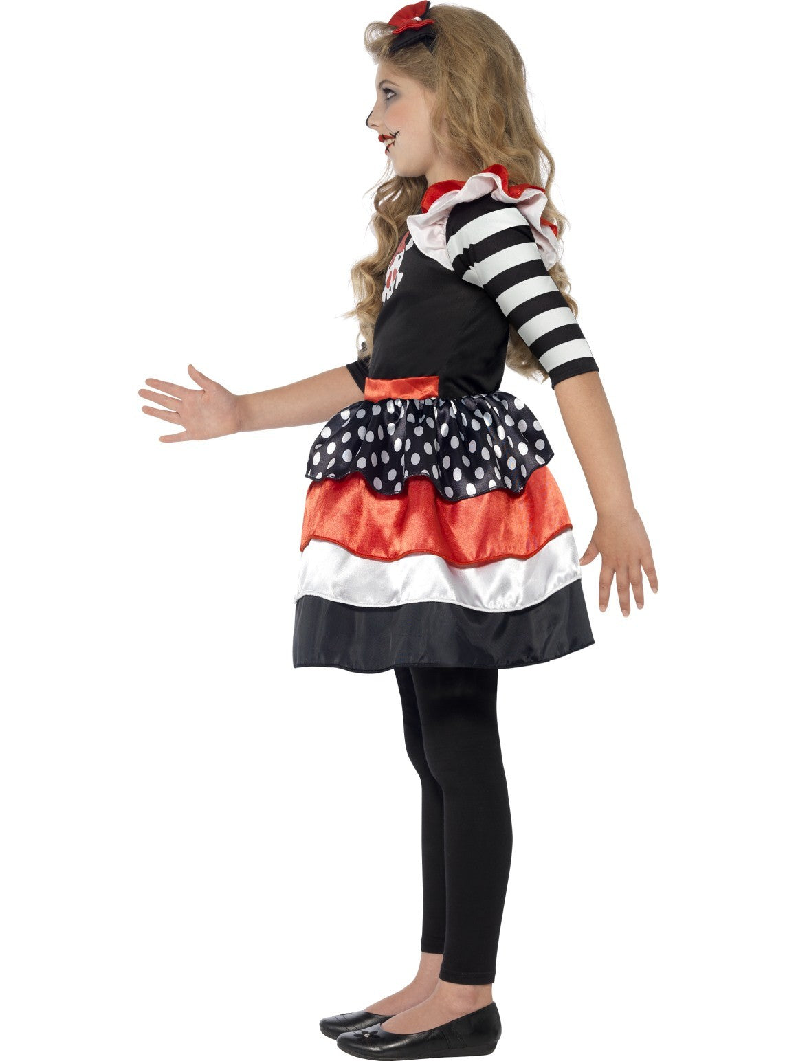 Girls Halloween Skully Costume