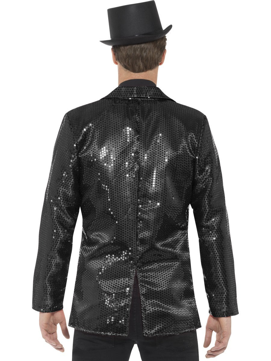 Men's Black Sequin Jacket