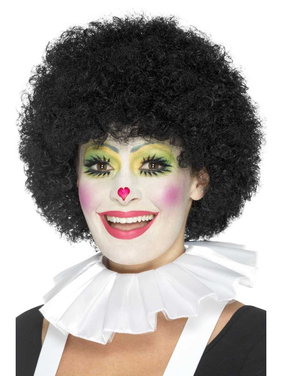 Clown Neck Ruffle - White Perth | Hurly Burly – Hurly-Burly