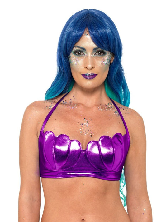 Purple Mermaid Bikini Bra Top
