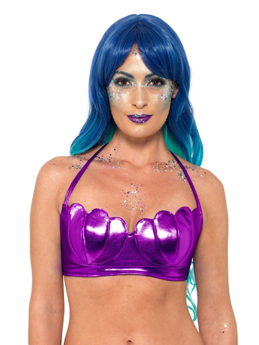 Purple Mermaid Bikini Bra Top