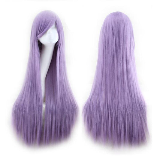 Lavender Purple Long Straight Cosplay Wig