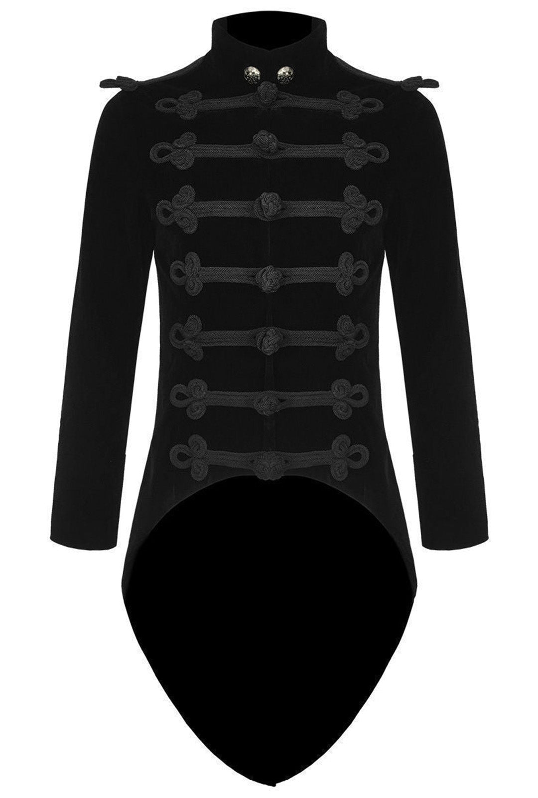 Men's Black Zip Steampunk Jacket