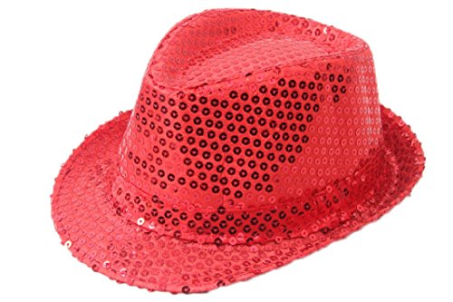 Red Sequin Trilby