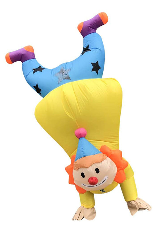 Inflatable Upside Down Clown Costume