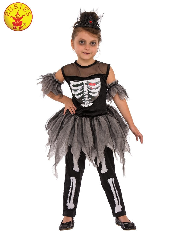 Girls Skeleton Ballerina Costume