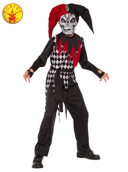 Boys Evil Jester Costume