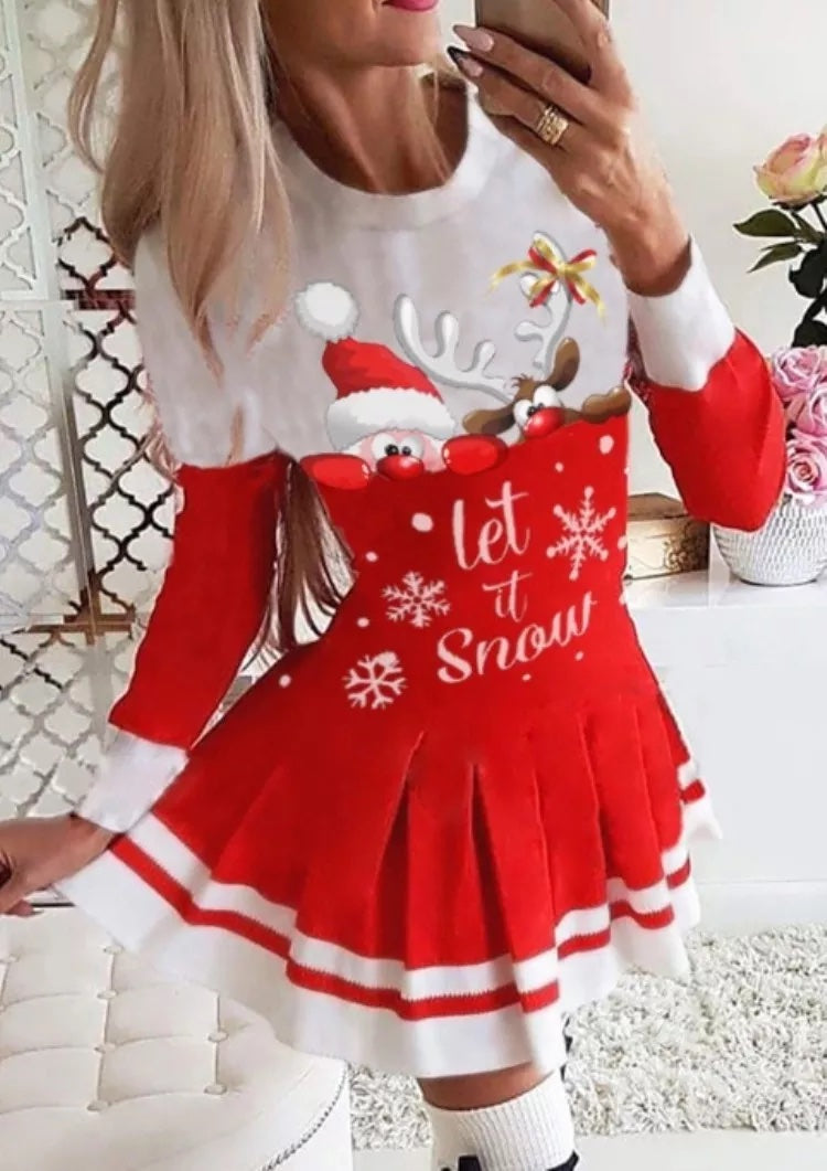 Sweet Christmas Jumper Dress