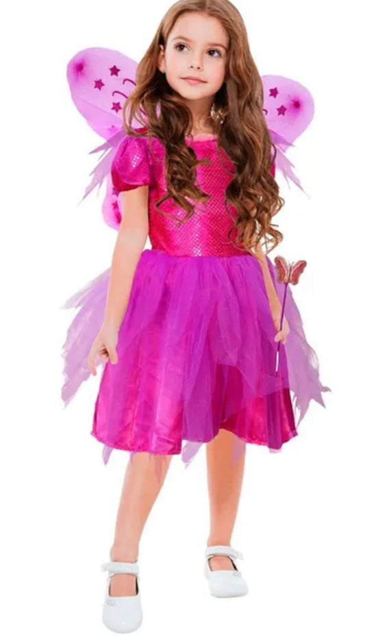 Pink Fairy Girls Costume