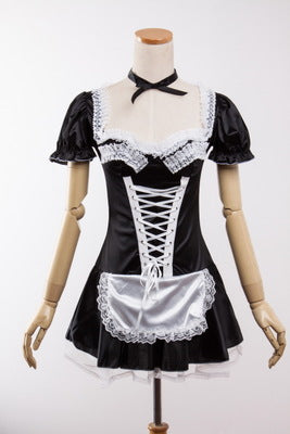 French Maid With Big Bow Costume