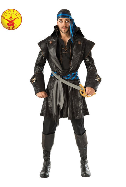 Men's Captain Black Heart Pirate Costume