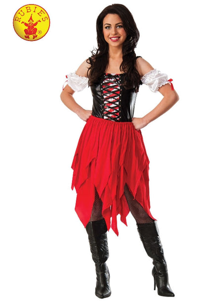 Ladies Red Pirate Costume