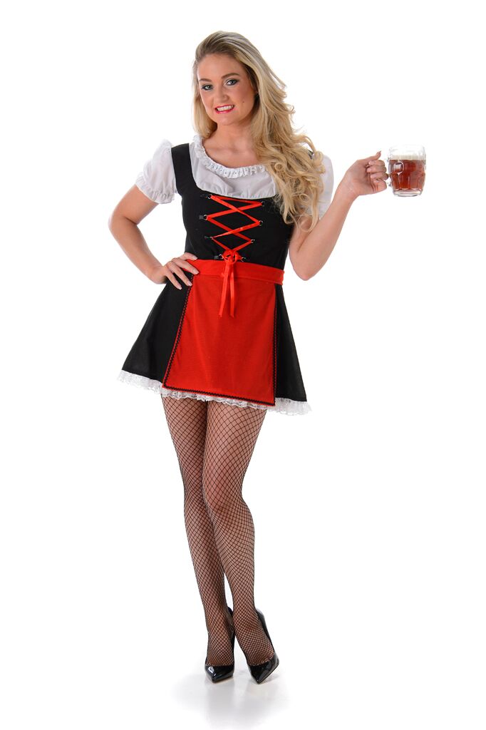 Red & Black Oktoberfest Costume OCW45