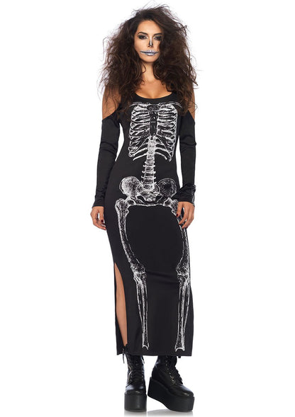 X-Ray Skeleton Print Dress