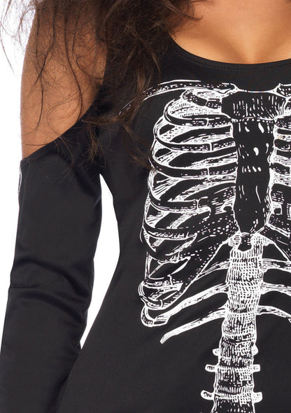 X-Ray Skeleton Print Dress