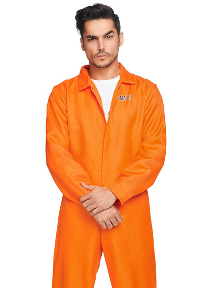 Men's Orange State Prison Costume