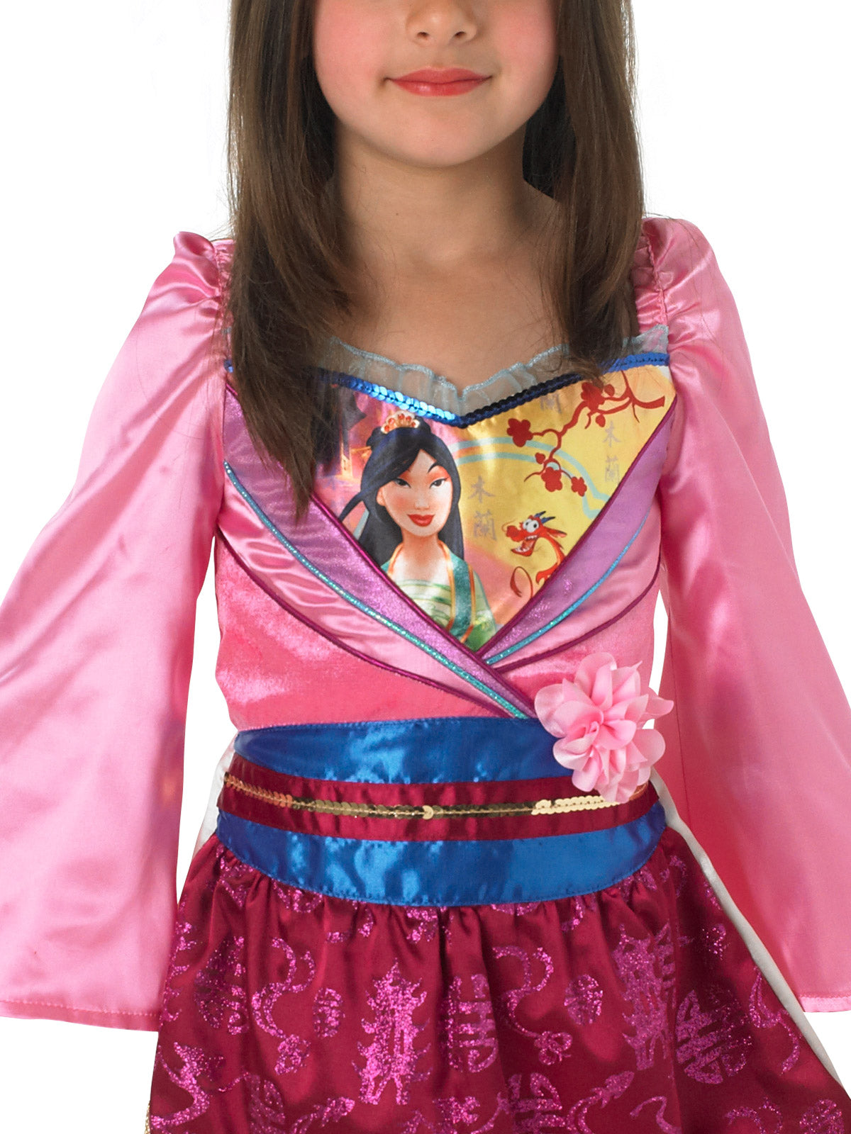 Girls Mulan Glitter Costume