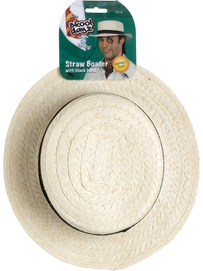 Straw Boater Hat