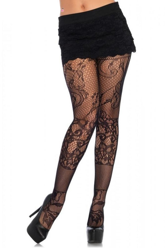 Patchwork Multilace Tights