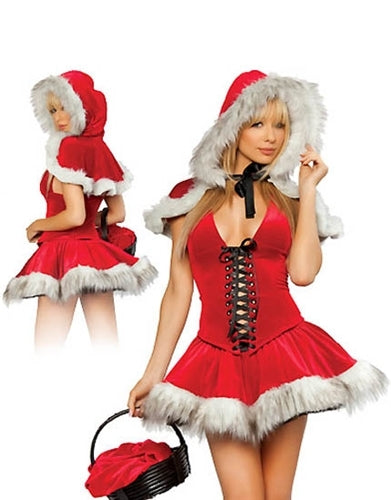 Sexy Hooded Santa Costume