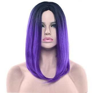 Straight Black Ombre Bob Wig