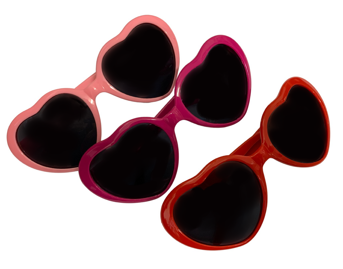 Light Pink Heart Glasses