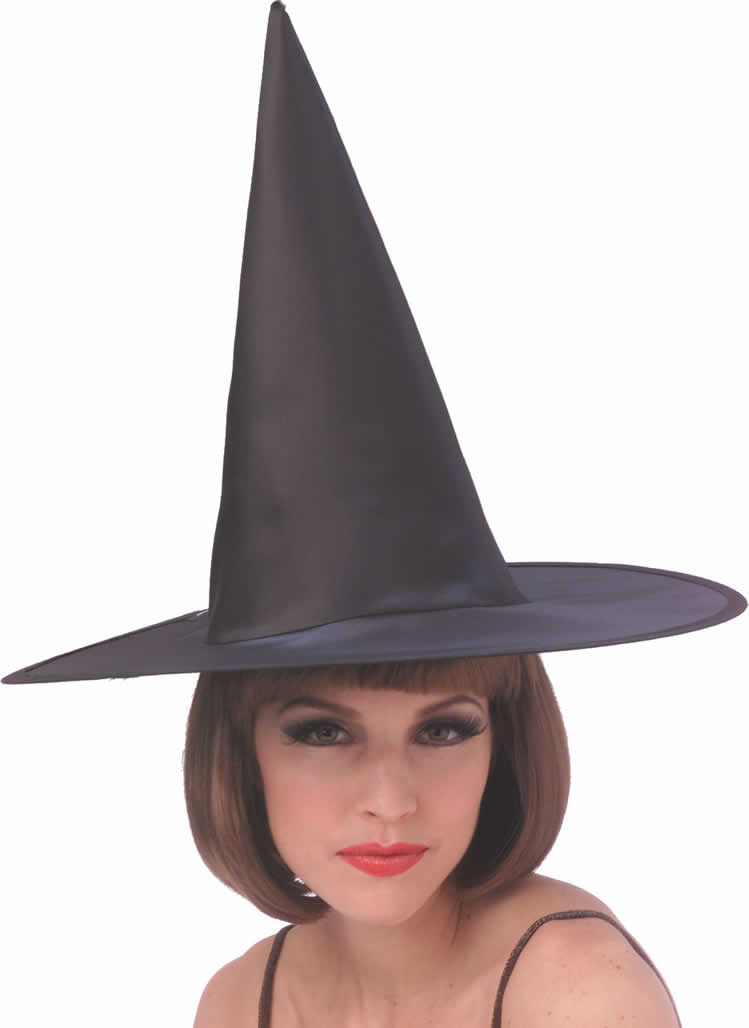 Adult's Black Witches Hat