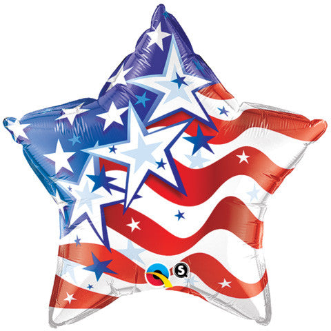 Stars and Stripes Foil Balloon