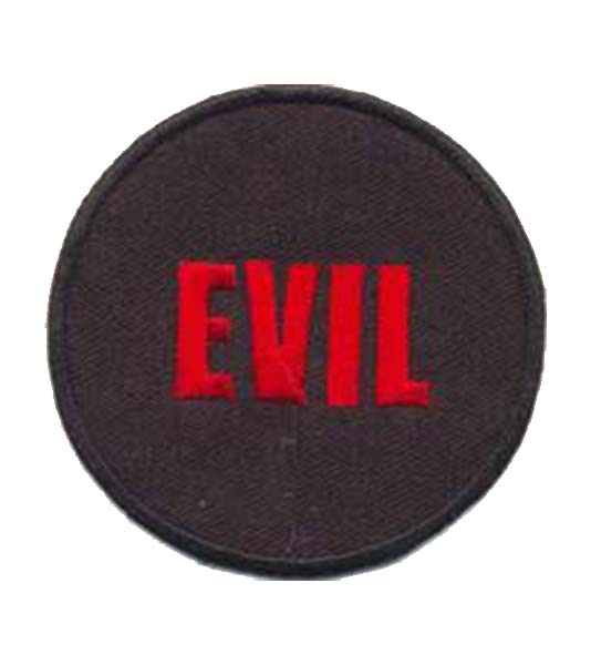 Evil Iron on Patch