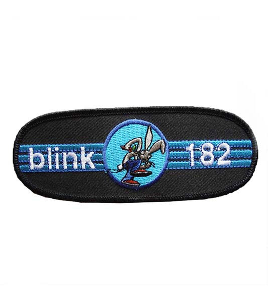 Blink 182 Oval Iron-On Patch