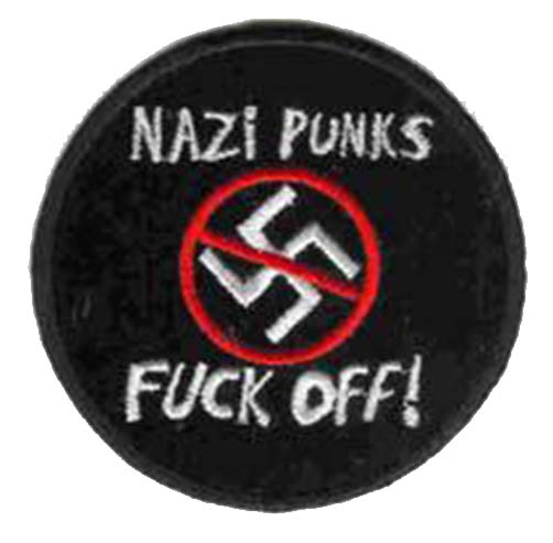 Nazi Punks Fuck Off Iron on Patch
