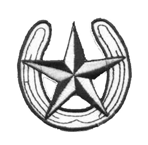 Nautical Star & Horse Shoe Iron on Patch