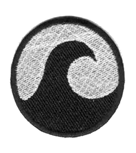 Surf Ying Yang Iron on Patch
