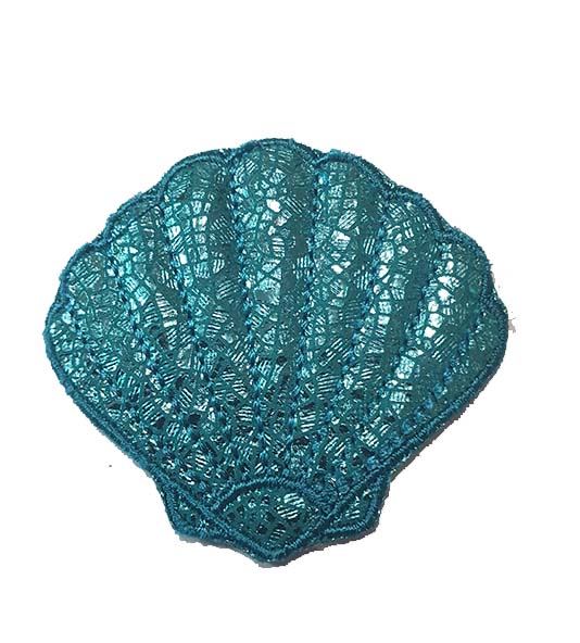 Sea Shell Iron On Patch