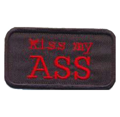 Kiss My Ass Iron on Patch