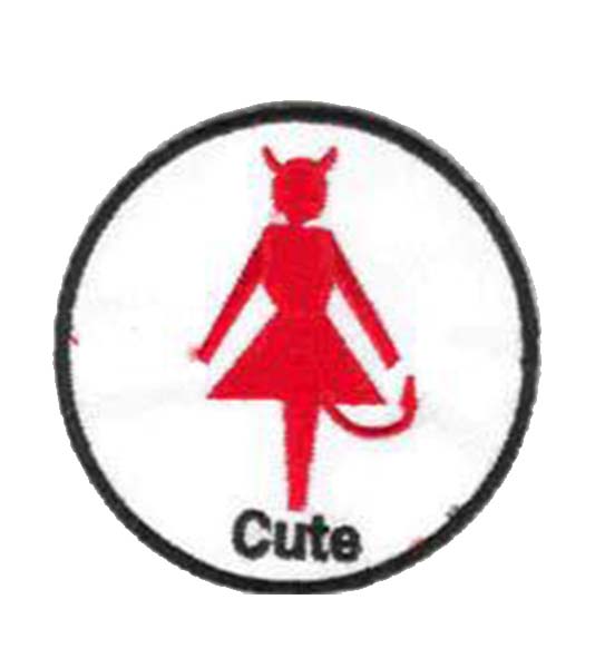 Cute (She Devil) Iron on Patch