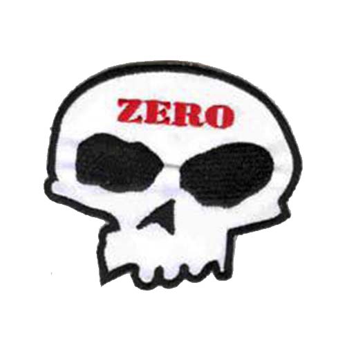 Skull Zero Iron on Patch