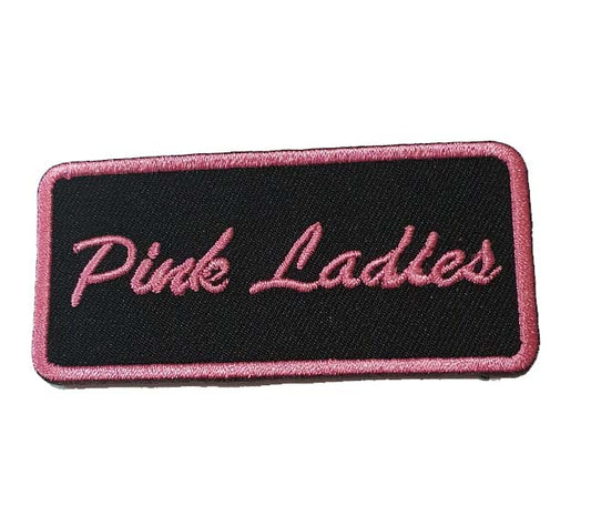 Pink Ladies Iron On Patch