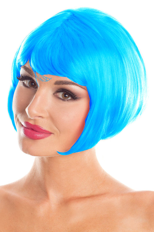 Aqua Blue Bob Party Wig