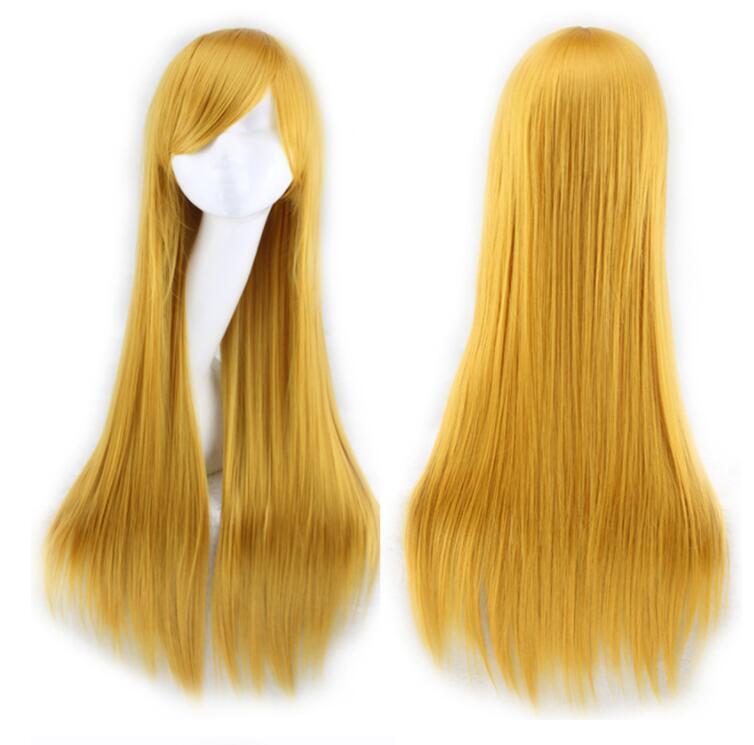 Honey Blonde Long Straight Cosplay Wig