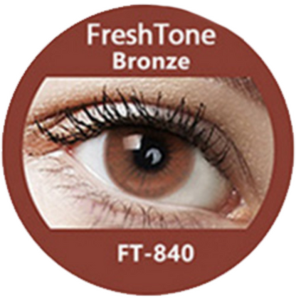 Freshtone Super Naturals: Bronze Contact Lenses