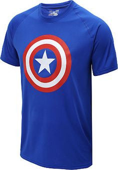 Blue Captain America T-Shirt