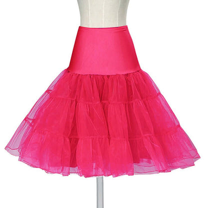 3 Tiered Hot Pink Petticoat