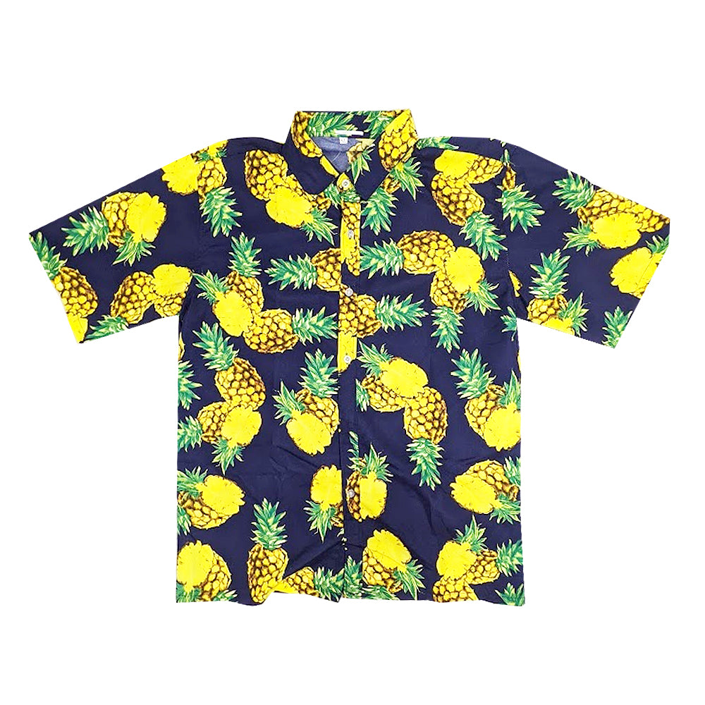 Pineapple Print Hawaiian Shirt