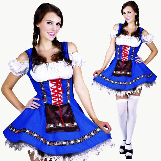 Blue Alpine Girl Costume