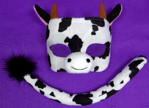 Deluxe Cow Mask and Tail