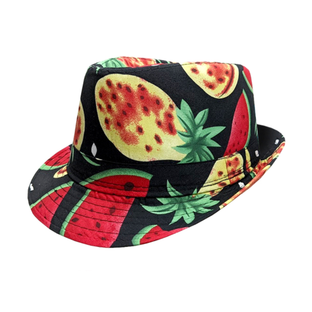 Watermelon and Pineapple Tropical Trilby