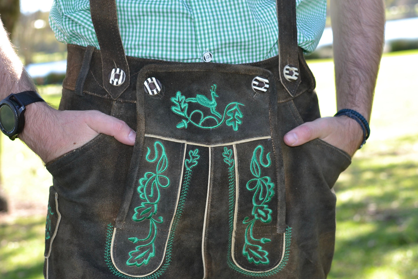 Authentic Leather German Lederhosen