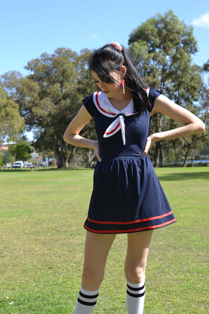 Cute Navy Sailor Dress