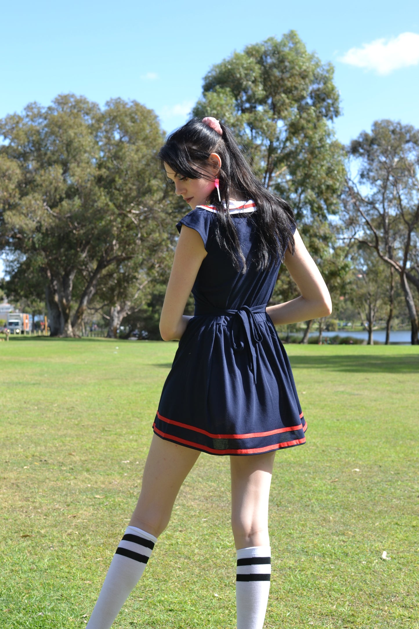 Cute Navy Sailor Dress